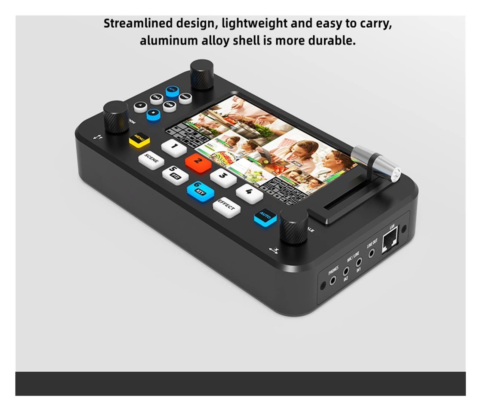 Amazon.co.jp: 切替器 マルチカメラビデオミキサースイッチャー多機能